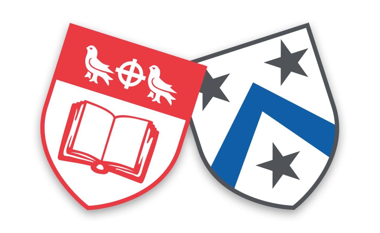 University School and St. Michael's School crests