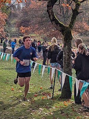 A SMUS runner in action at the BC Championships